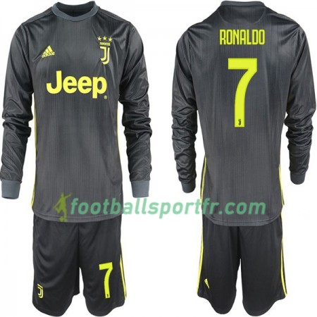 Tenue Juventus Ronaldo 7 Enfant Troisième 2018-2019 Maillot de Foot ML